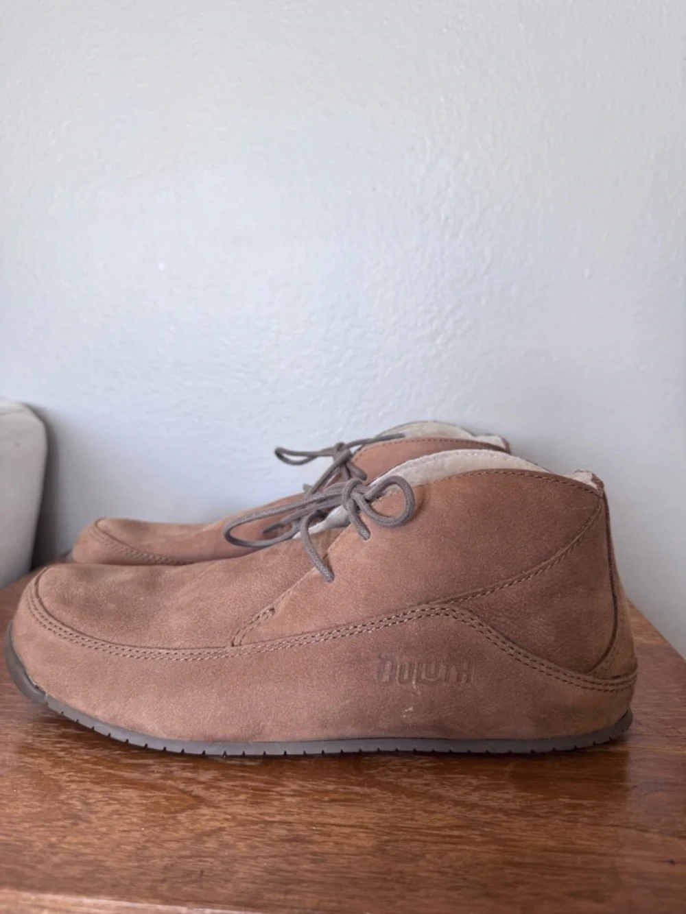 Duluth Trading Men’s Shearling Chukka Slippers Size 8